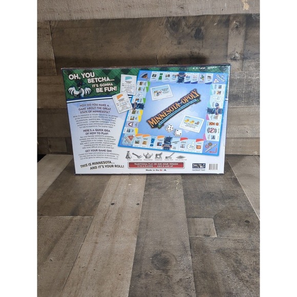 Late For The‎ Sky: Minnesota-Opoly Monopoly Board Game SEALED - Picture 2 of 5